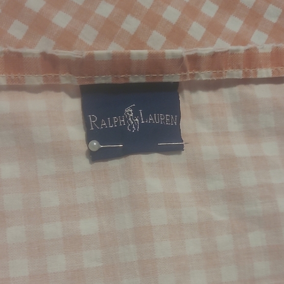 Ralph Lauren Pink Cotton Flat Sheet Fabric Cottagecore Garden 6.22 Yards - Picture 3 of 5